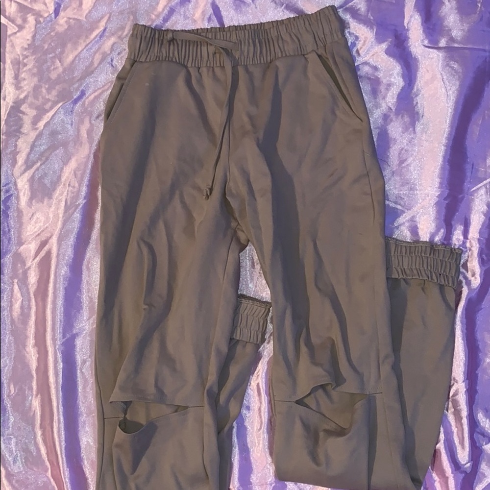 High Waisted Nude Joggers